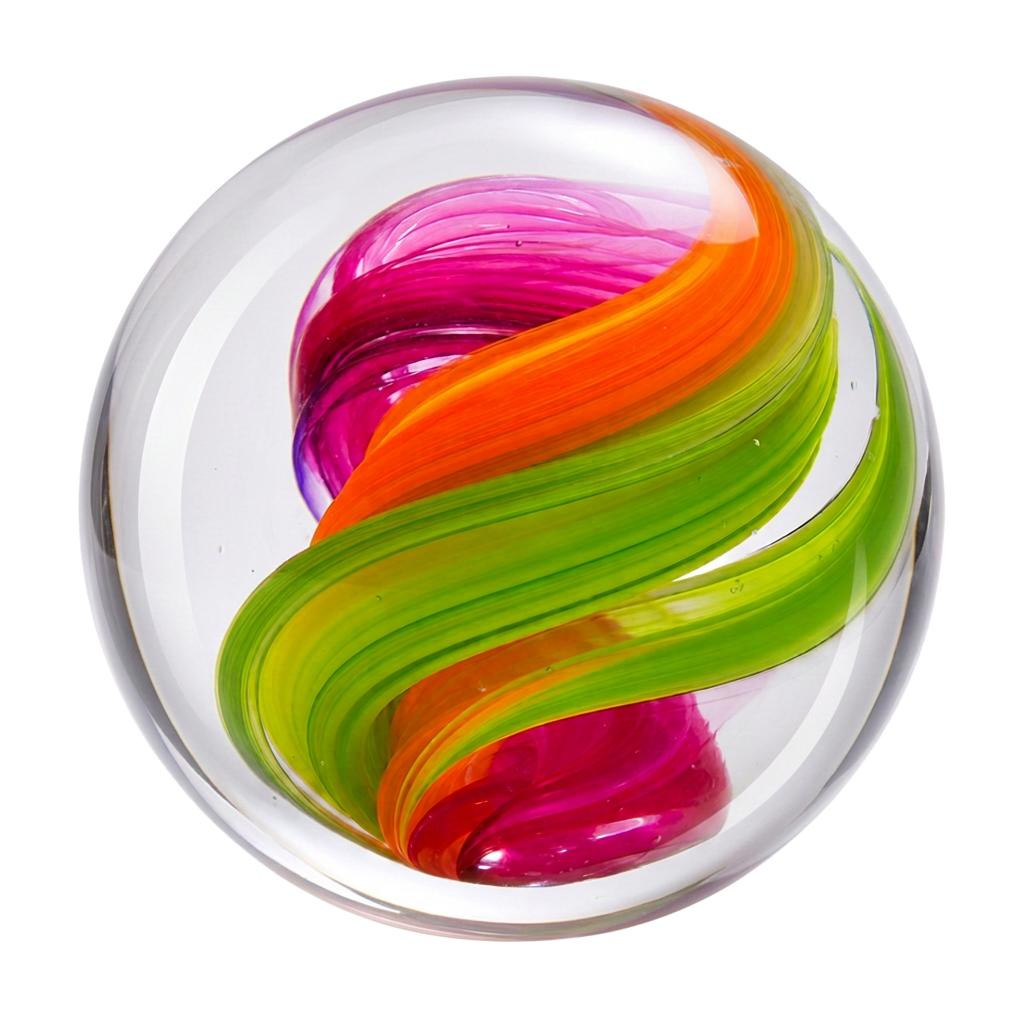 Collectible swirl marble