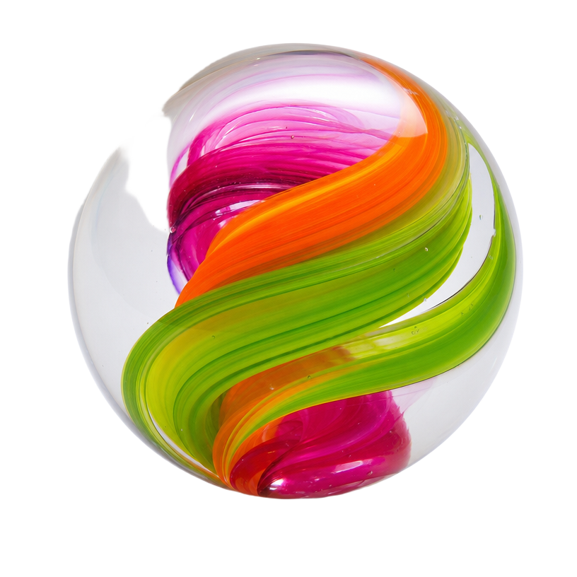 Collectible swirl marble